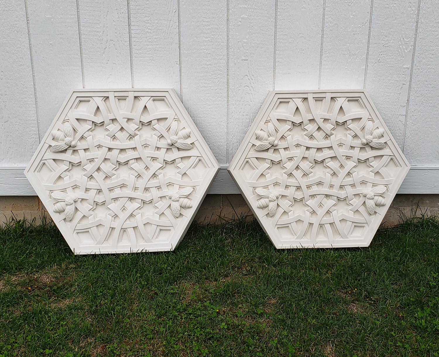 Plaster Reliefs "Art Of Bee Keeping"